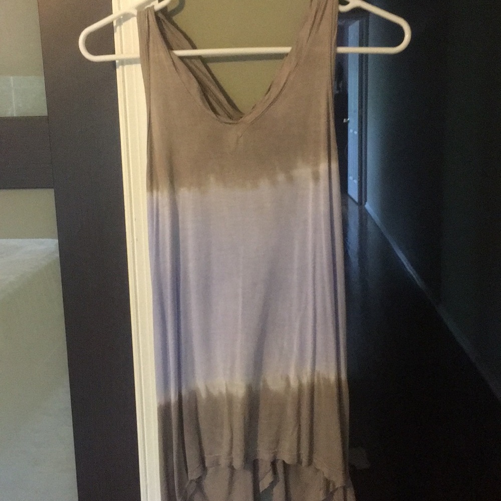 Vintage Havana Lace-Back Tiedye Top - S